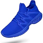 Pujcs Men's Slip on Walking Shoes Lightweight Breathable Non Slip Running Shoes Athletic Gym Tennis Shoes Sneakers for Men