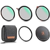 K&F CONCEPT Nano-X 82mm CPL+ND2-32+Black Diffusion 1/4 Magnetic kit, True Colors 28-Layer Coating, Hard Stop ND Filter, Optic