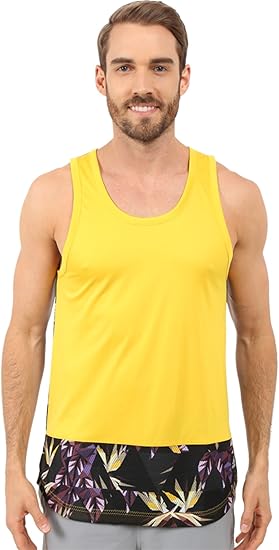 yellow adidas tank top