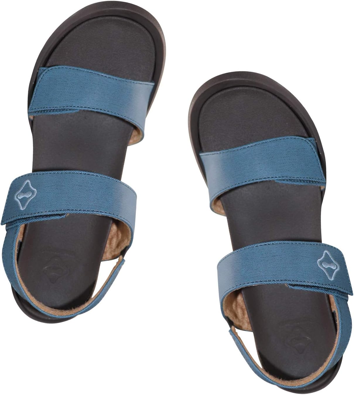 RegettaCanoe Womens Sandals Wedges: Comfortable Brown Vegan Leather Strappy Sandals for Women, High Platform Heeled Womens Sandals for Casual Everyday Fashion Wear, Summer Wedges, Low Wedge Clover