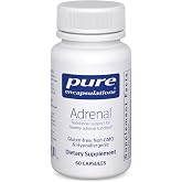 Pure Encapsulations Adrenal Cortex Supplement, 60 Capsules | Support Cortisol Health, Energy Levels, Stress Moderation, Gland Function*, with Bovine Whole Adrenal and Cortex
