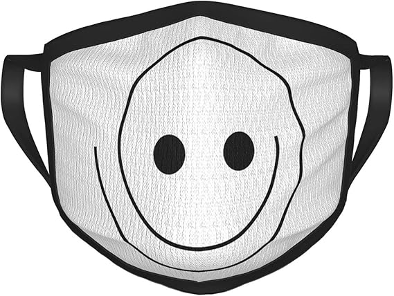 Emoticon, face, happy, mask, smile icon Smiley face Happy Smiling Face Mask Breathable Reusable Washable Masks for Men Women at Amazon