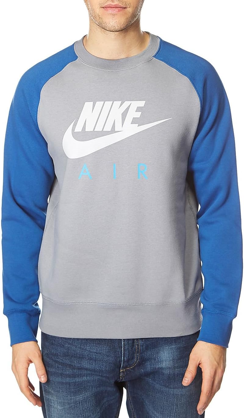 nike air crew sweatshirt blue