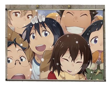 Canvas Wall Scroll Poster 32x20 Inches Anime Erased Boku Dake Ga