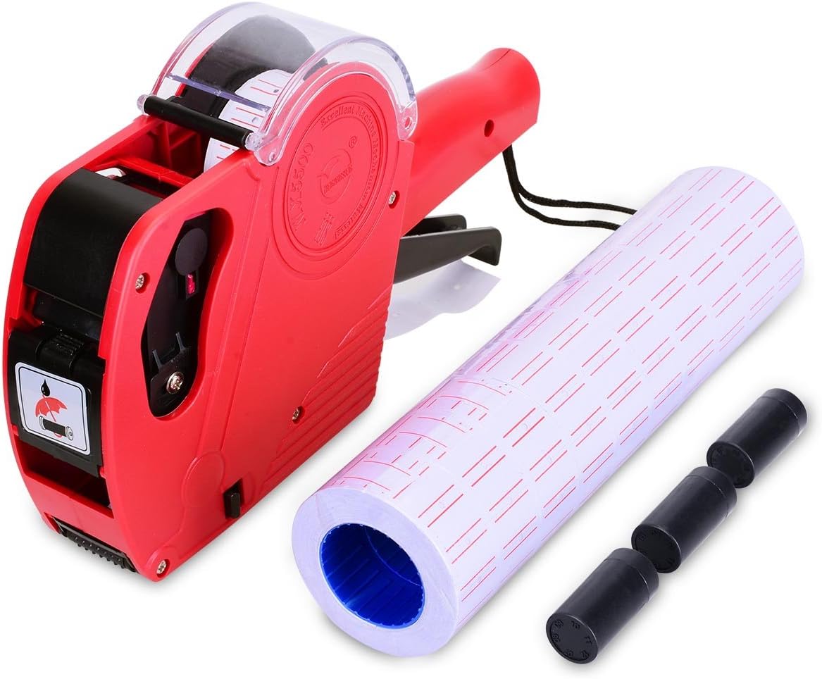 YoungRich PL1/8 Étiquette Prix Labeler Étiqueteuse Professionnelle Portable MX5500 EOS Compris 2