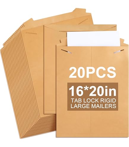 Kraft Stay Flat Malers - Set of 24 | Shppng of Letters, Photos Kraft Stay Flat Malers - Set of 24 | Shppng of Letters, Photos