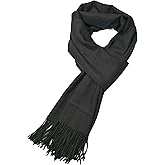 Shanlin Large Size Unisex Imitation Cashmere Winter Scarves for Men and Women