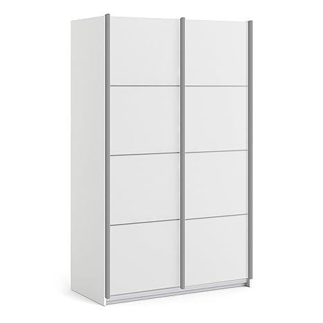 Furniture To Go Verona Sliding Wardrobe 120cm In White With