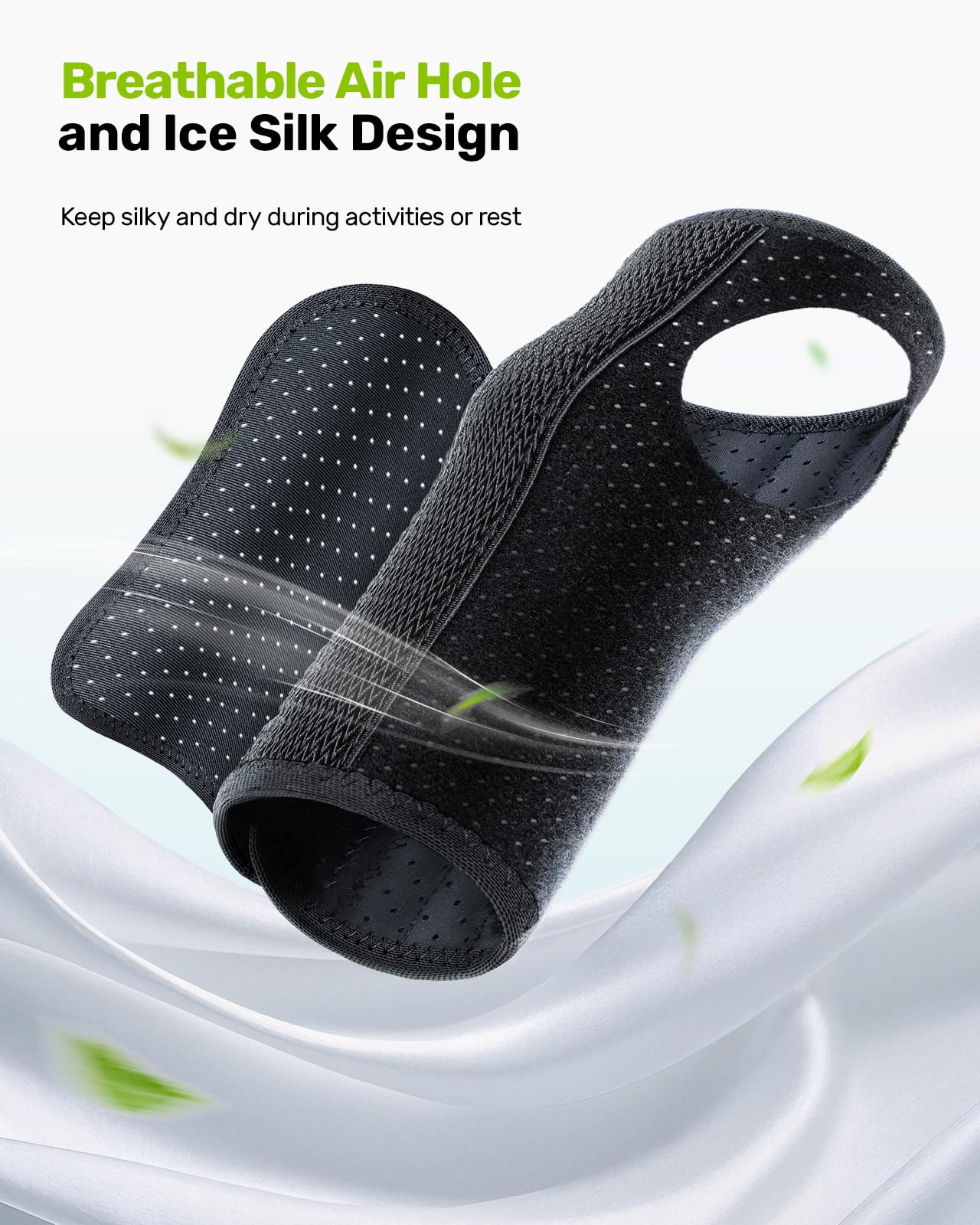 Carpal Tunnel Wrist Brace, Adjustable Night Wrist Support with 3 Metal Splints, Hand Brace for Men Women No Pressure on Thumb, Splint Stabilizer for Work, Arthritis (Right Hand, Gray, Medium)