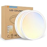 VOLISUN 2Pack 5CCT LED Flush Mount Ceiling Light, 7