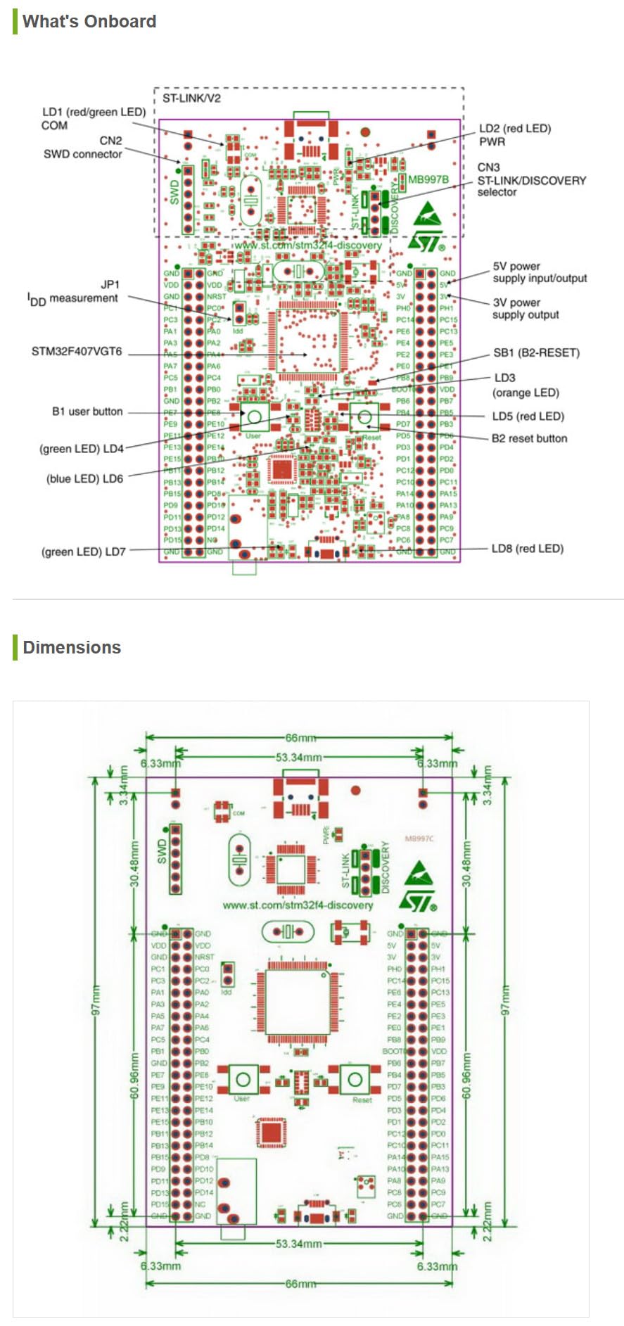 Stm32f4 Development Kit Mua STM32F4DISCOVERY STM32F407G-DISC1 Discovery ARM Cortex-M4F ...