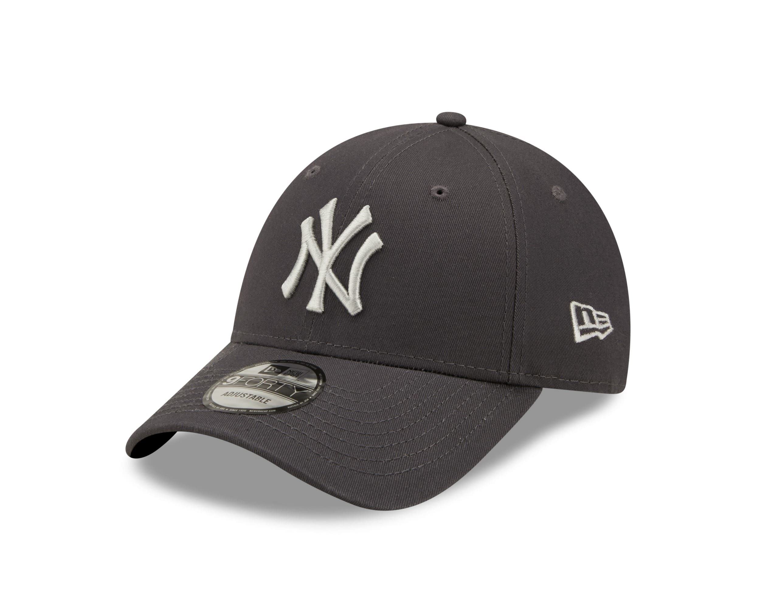 New Era New York Yankees MLB League Essential Graphite 9Forty Adjustable Cap - One-Size
