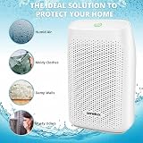 Senelux Dehumidifier 2000ml Ultra Quiet Auto-off White Comfort Mode view 3