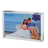 Yakri Clear Acrylic Photo Frame,Magnetic Perspex