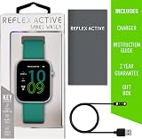 Reflex Active Series 12 Smart Watch Teal Green Strap Fitness Tracker Heart Rate view 8