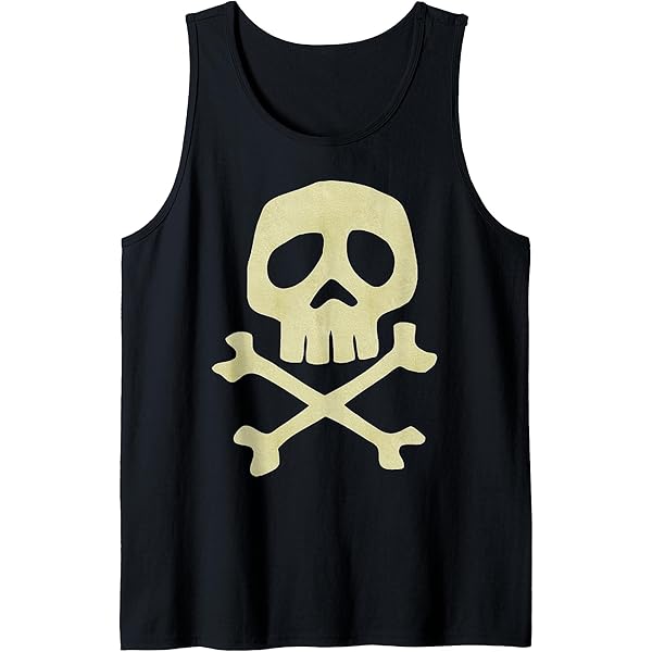 Amazon.com: Pink Skull and Crossbones Tank Top : Clothing, Shoes