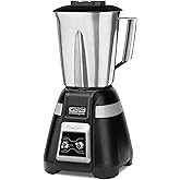 Waring Blade Blender with 48 oz Stainless Steel Jar &amp; Toggle &amp; Pulse | 1.5 Horsepower Motor, 2-Speed Toggle Controls with Pulse, 48 oz Stainless Steel Jar, for Bars &amp; Restaurants, NSF Certified