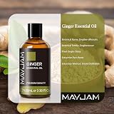 MAYJAM Ginger Essential Oils 100ML Ginger Oil for Diffuser Humidifier DIY view 2