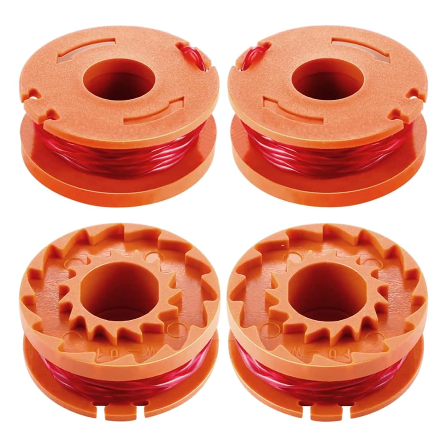 4 PCS Strimmer Spool,Lawn Mower Strimmer Spool,Strimmer Spool Replacement for for Worx,Grass Trimmer Spool Replacement,Spool Lawn Mower Line Worx Replacement