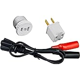 ZIBOO 69411 Circuit Breaker Finder Accessory Kit, Circuit Breaker Leads and Adapters Compatible with Klein Tools ET300 and ET310