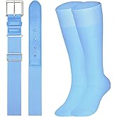 XZQTIVE Baseball Softball Socks and Baseball Softball Belt Combo Set Knee-High Soccer Socks for Kids Youth Adult