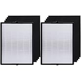 PUREBURG Replacement Filter Compatible with Alen 45i & Flex BreatheSmart Air Purifier B4-Fresh, FL40-Silver-Carbon, H13 True HEPA Activated Carbon 2+8 For Air Clean Dust VOCs Odor