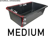 AP Supplies Dog Bath 65L Heavy Duty Plastic Grooming Tub with Drain view 4