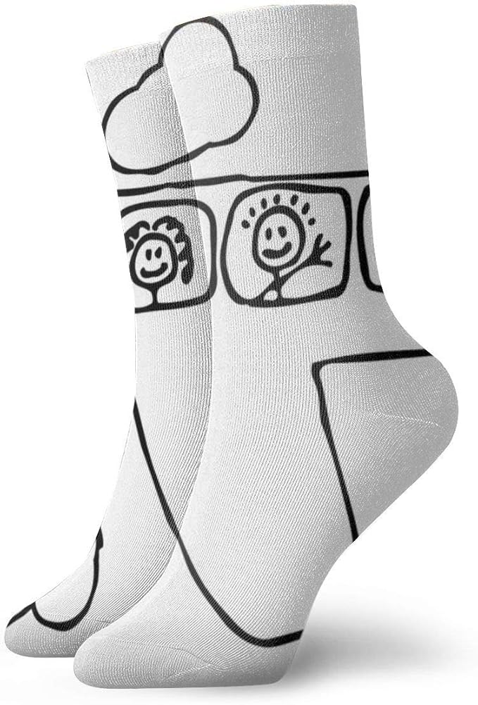 Unisex Crew Socks Airplane Flying Athletic Casual Sock Amazon.co.uk