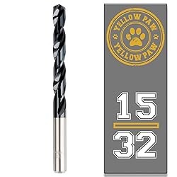 15/32 Inch Drill Bit for Metal - Industrial Grade