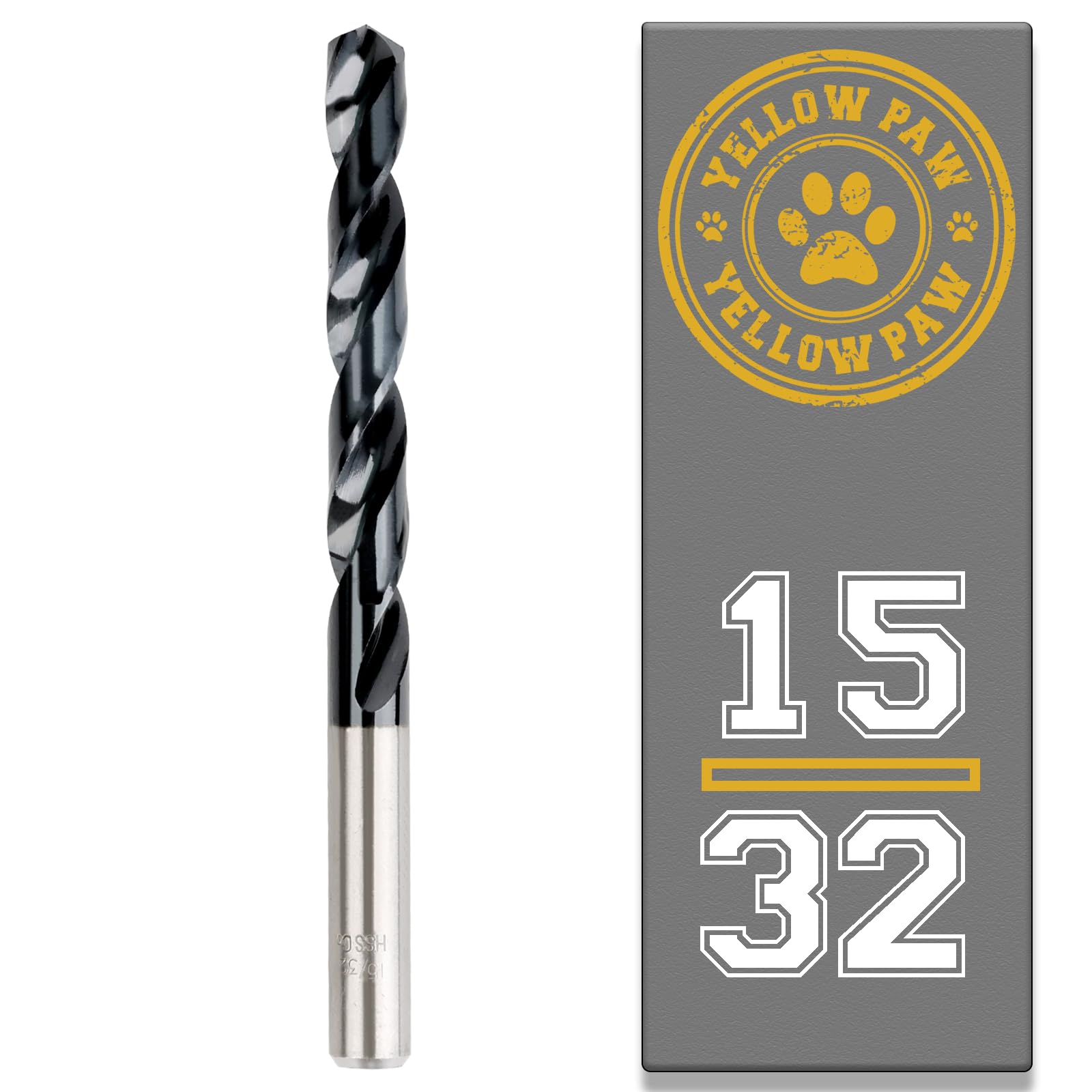 15/32 Inch Drill Bit for Metal - Industrial Grade