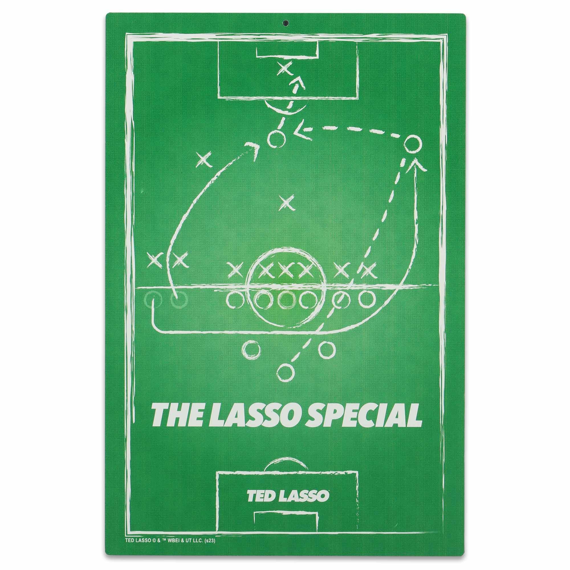 Ted Lasso The Lasso Special Play Metal Sign - Fun Ted Lasso Wall Decor for Man Cave or Office - Great Gift Idea