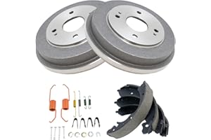 1A AUTO Rear Brake Drum Shoes & Hardware Kit Set for 90-02 Honda Accord