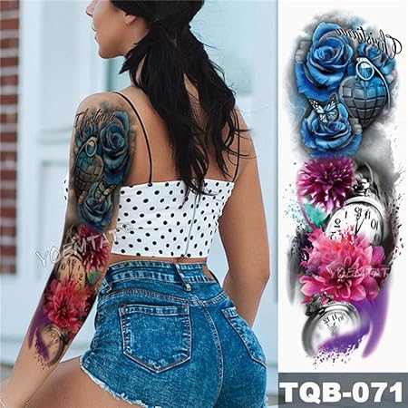 Handaxian 3pcsbig Bras Manchon Tatouage Japonais Geisha