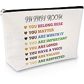 Inspirational Makeup Bag Encouragement Gifts for Women Friends Positive Quotes Cosmetic Bag Motivational Christmas Birthday Retirement Gifts for Coworkers Boss Lady Teacher Zipper Travel Pouch