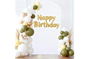 WISH CARE 7.2FT White Arch Backdrop Cover - Polyester Fitted Wedding Arch Stand Covers Round Top Chiara Backdrop Arch Cover for Birthday Party Banquet Photo Background Decoration