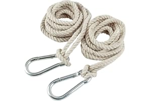 INNO STAGE 2 Tree Swing Hanging Straps Hammock Rope 13 FT Each with Heavy Duty Carabiner Hooks Kit for Camping or Tire Playground Accessories - Safer Extension Conversion/Easy Setup Indoor Outdoor