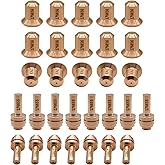 15Pcs 176655 Electrode 15Pcs 176656 Nozzle for Miller ICE-25C ICE-27C/T | Plasma Cutter Torch Consumables