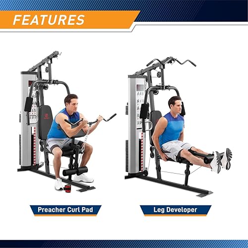 Marcy MWM-988 Multifunction Steel Home Gym 150lb Weight Stack