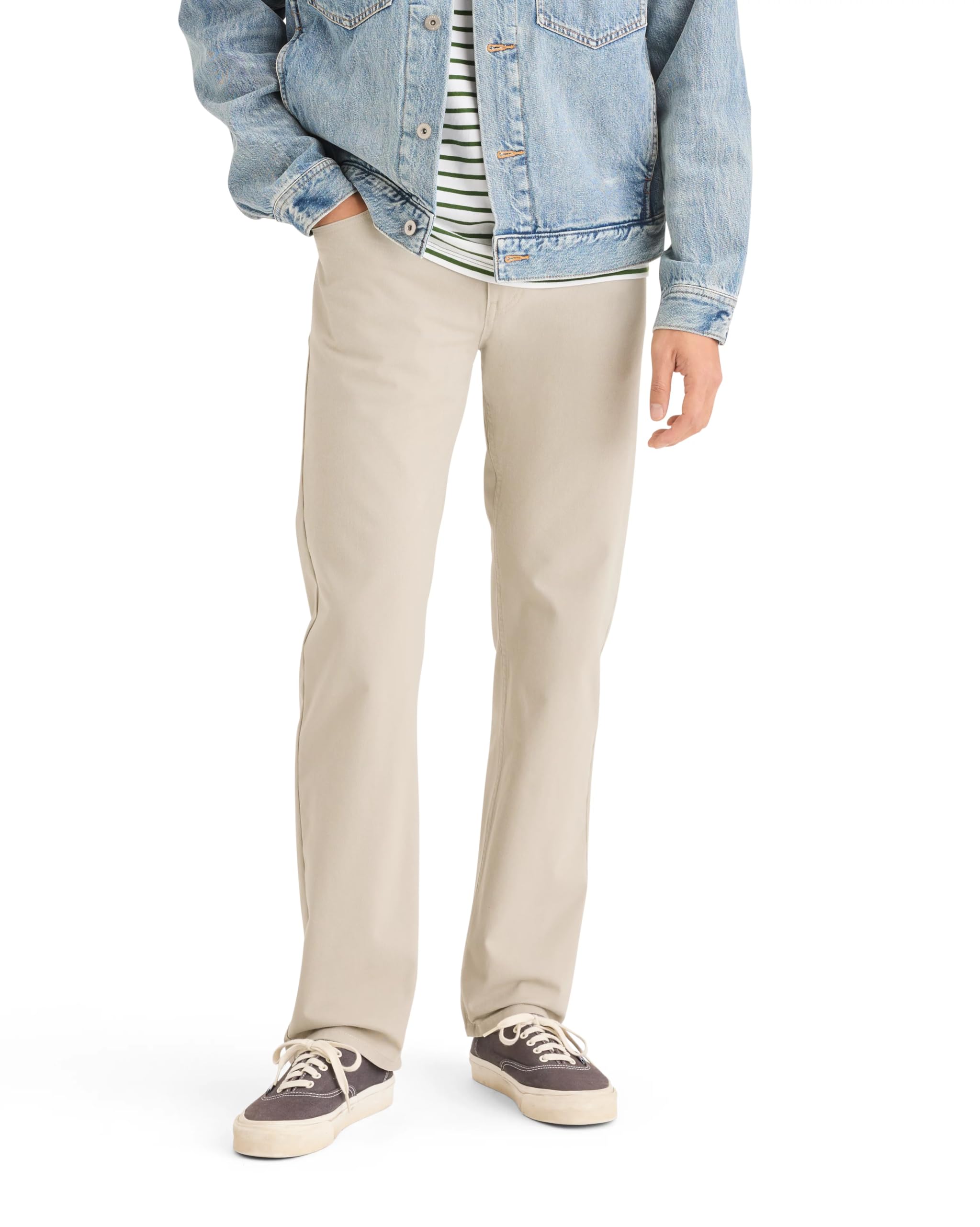 Dockers® Men’s All-Day 5-Pocket Straight Fit with All Seasons Tech™, Safari Beige, 36W x 30L