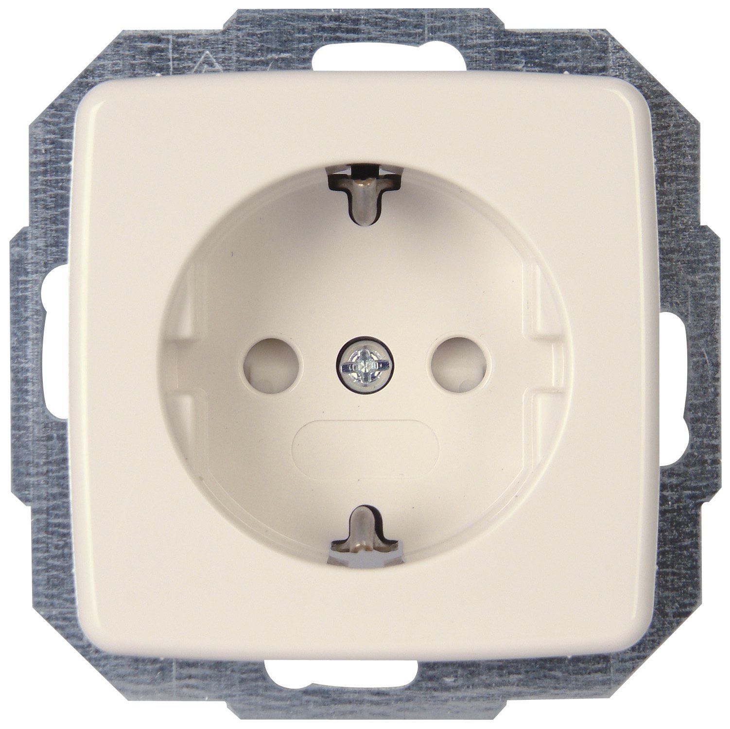 Kopp 920217087 Rivo Earthing Contact Socket with Increased Touch Protection, Pure White, Pack of 1