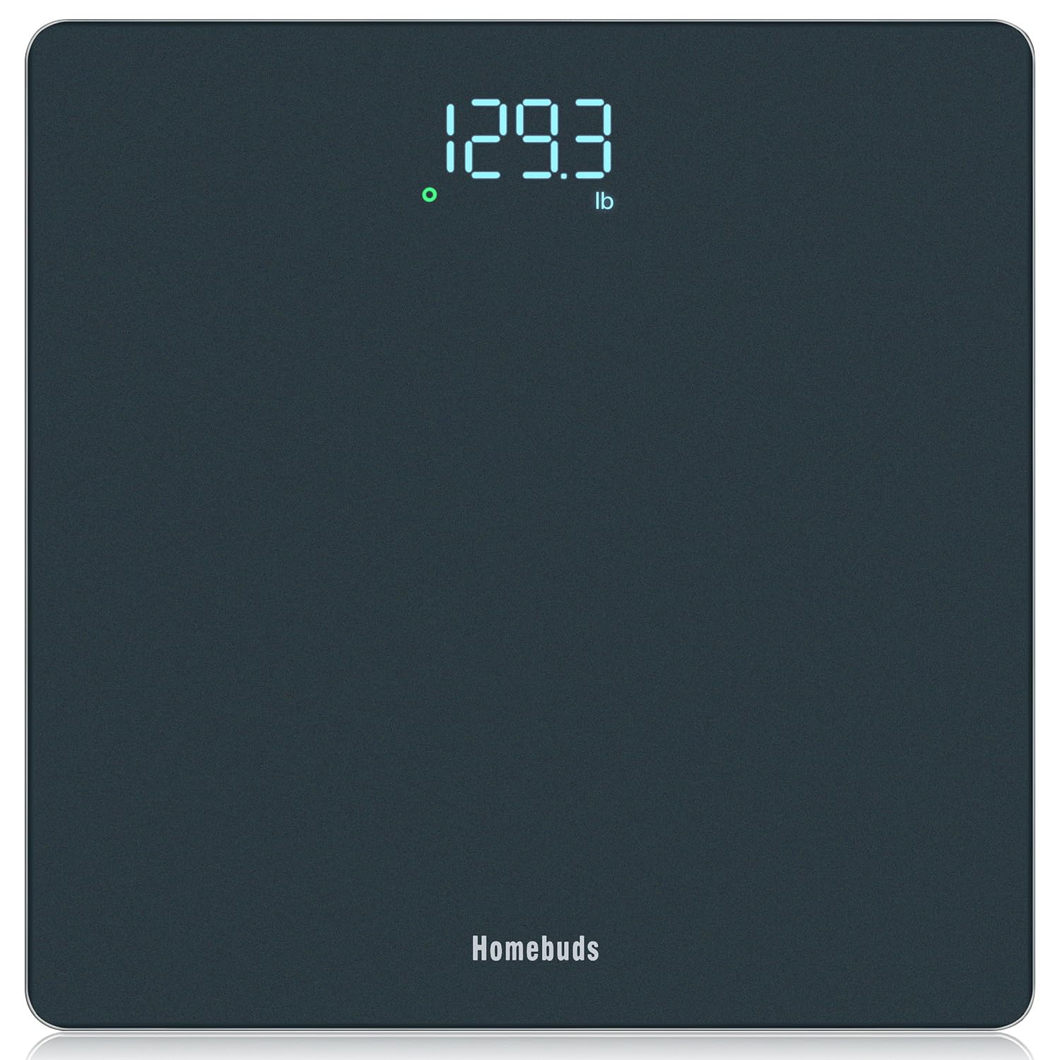 Photo 1 of Homebuds Bathroom Scale for Body Weight, High Precision 0.1lb by Professional Factory Since 2001, Weight Scale LED Display and Step-On, 3*AAA Batteries Included, 400lb/182kg, Blue