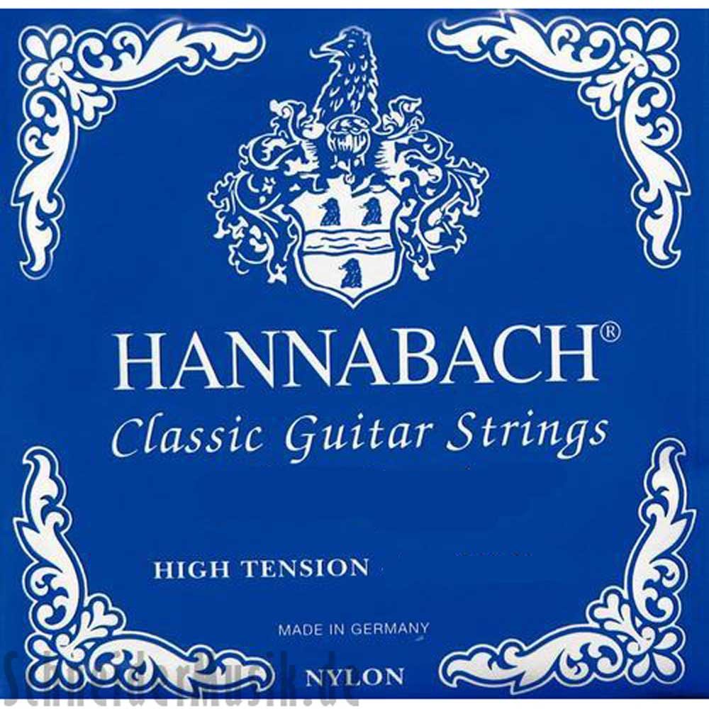 Hannabach Strings for Classic Guitar G/3 Nylon Wound 877HT HighTension Aluminium Wound