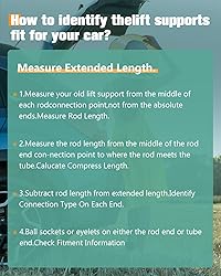 SCITOO Rear Hatch Tailgate Liftgate Lift Supports