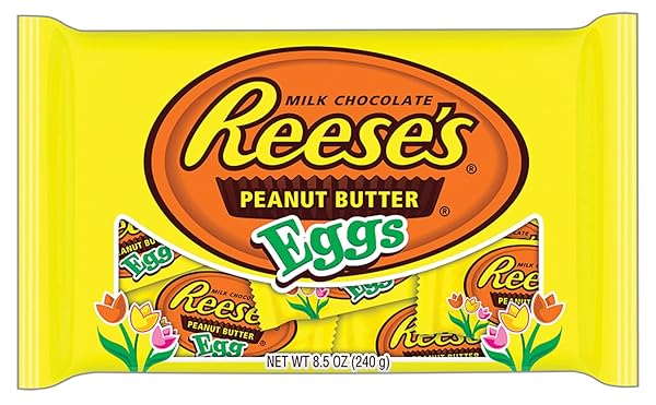 REESE’S, MILK CHOCOLATE & PEANUT BUTTER MINI EGGS, 7.2 OUNCE