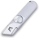 MARSHALLTOWN Fixed Blade Utility Knife, Drywall and Masonry Tool | 3 Spare Blades Stored in Handle, Magnetic Blade Holder, Durable Zinc Alloy Body, 998