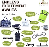 Cheerful Children Toys Police Costume 10 Pcs Set Vest Hat Accessories view 2