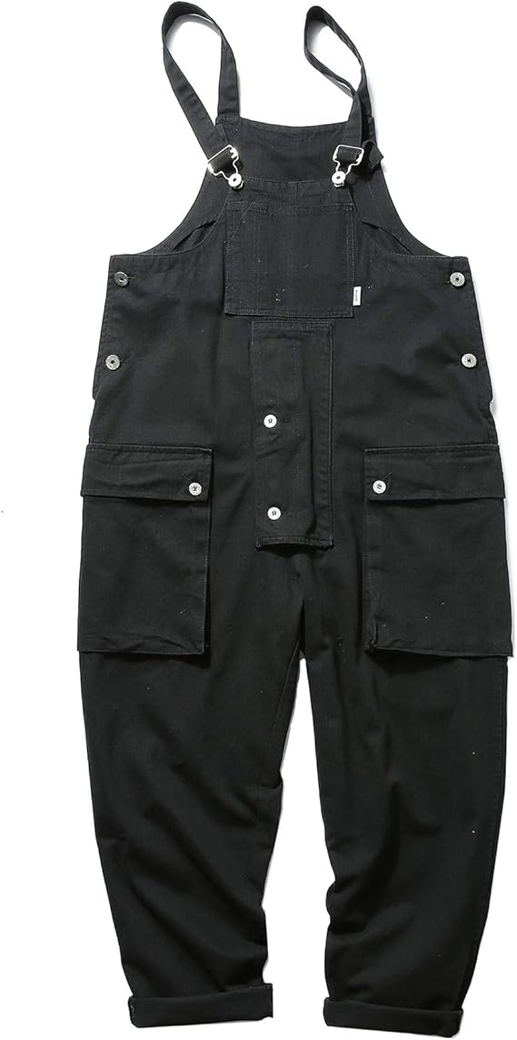 Amazon Co Jp ヨシキヨシ生活館 メンズサロペット オーバーオール サスペンダーズボン ペインター 個性 つなぎ 作業服 ワークパンツ オールインワン 服 ファッション小物