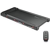 Sunny Health &amp; Fitness Wi-Fi Treadpad Walking Treadmill, Fully Assembled | Shock Absorbers, Compact &amp; PortableUnder Desk Storage, Remote Control, LED Display, Energy Saver Mode, SunnyFit App