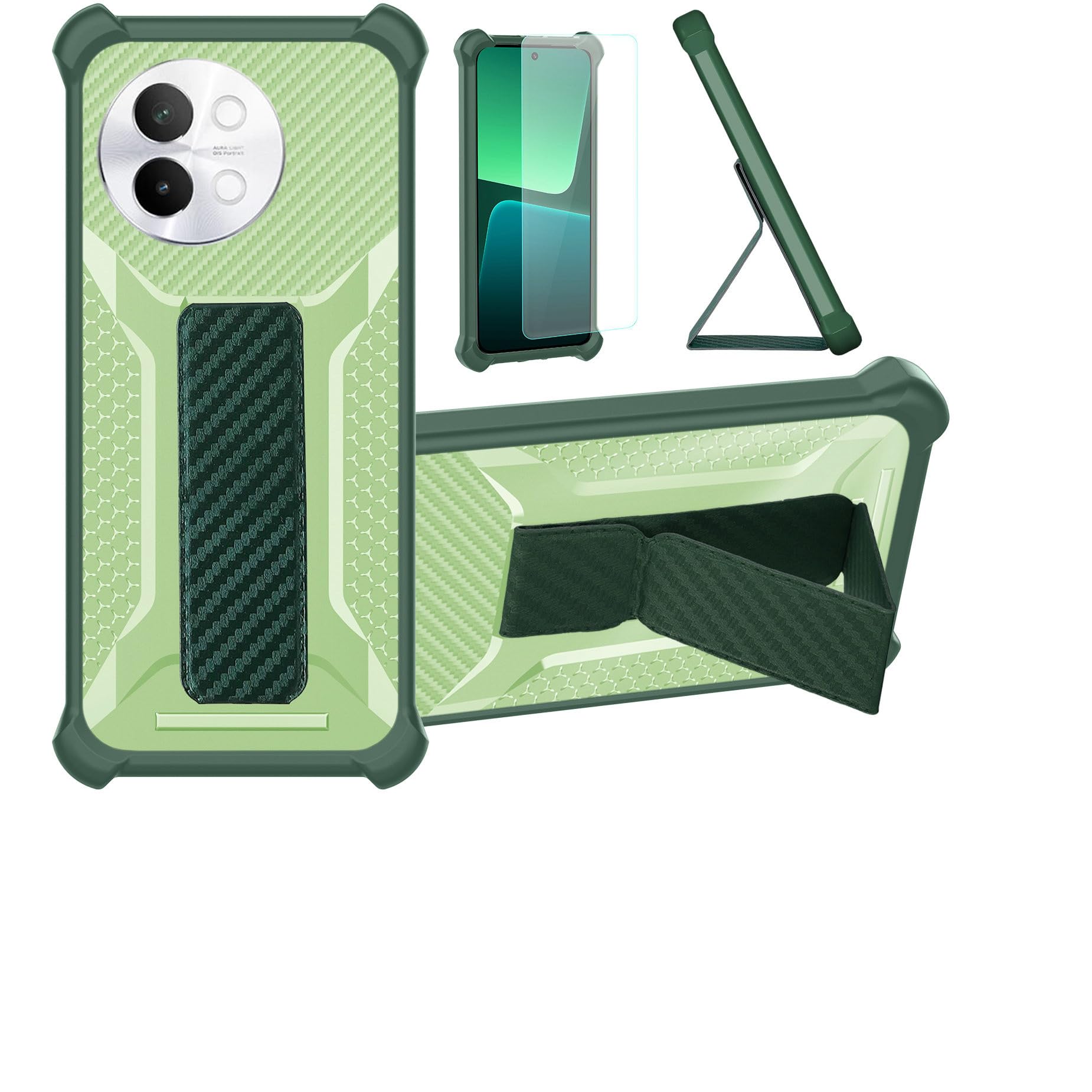 Aroepurt Case for Vivo S18e Phone Case Stand Cover