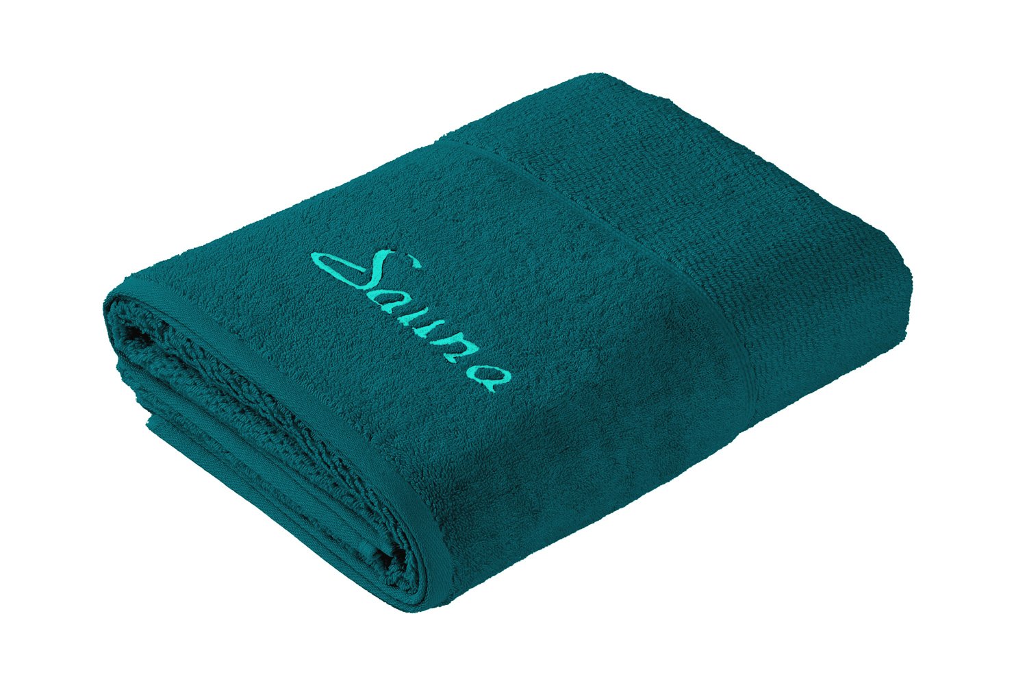 Frottana Pearl Sauna Towel, made of 100% cotton, deep Lake, 80 x 200 cm